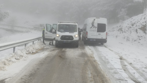 Karda mahsur kalanları İzmir Büyükşehir Belediyesi ekipleri kurtardı