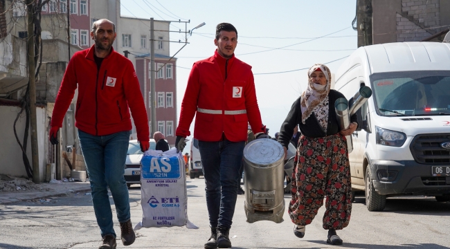 Kızılay'ın Afet Bölgelerindeki Yardım Çalışmaları