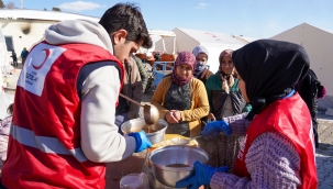 Kızılay'ın Afet Bölgelerindeki Yardım Çalışmaları