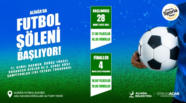 Aliağa'da Futbol Şöleni Başlıyor