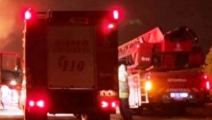 Aliağa'da kükürt tesisinde yangın çıktı 