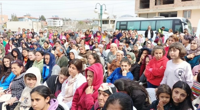 Çadır kentte 8 Mart kutlaması