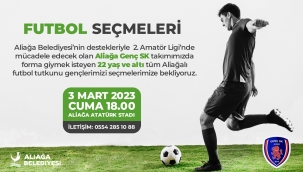 Futbol Tutkunu Aliağalı Gençler Yeteneklerini Gösterecek