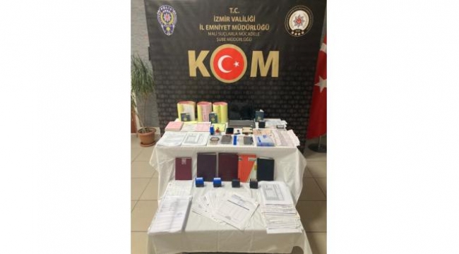 İzmir polisinden sahte fatura operasyonu