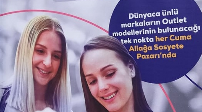 Aliağa'da sosyete pazarı kuruluyor