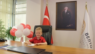 23 NİSAN'DA BERTO YÖNETİMİ ÇOCUKLARIN