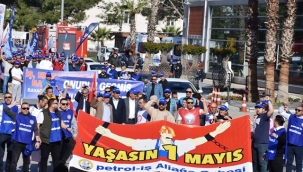 Aliağa'da 1 Mayıs coşkuyla kutlandı