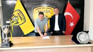ALİAĞASPOR FK, PROFESYONEL LİGDE DE HAKAN ŞAPÇI İLE DEVAM EDECEK 
