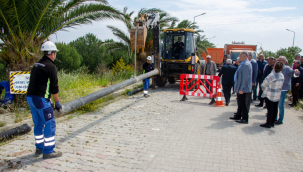 Karaburun'daki 2 bin 300 konutluk site İZSU abonesi oluyor