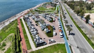 Karşıyaka'da karavan işgaline müdahale