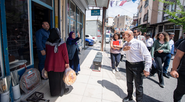 Mahalle bostanı için kura çekildi