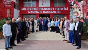 Başkan Ergün, MHP il teşkilatı ile bayramlaştı