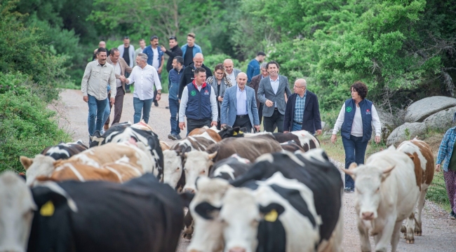 Bergama'da yayla yolculuğu başladı