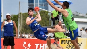 Plajda heyecan başladı