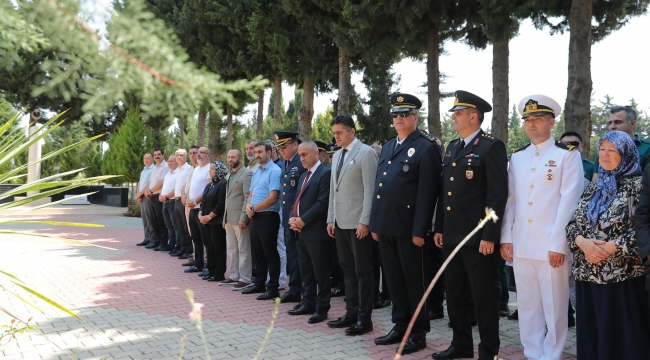 Aliağa 'da 15 Temmuz Programı, Şehitlerin Anılması İle Başladı