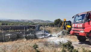 Focada korkutan yangın! Ormana sıçramadan söndürüldü