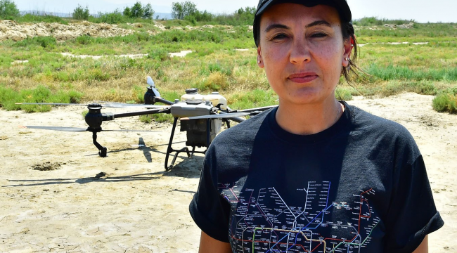 İzmir'de sivrisinek ile dronlu mücadele