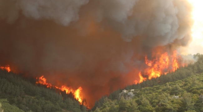 Kınık'taki yangınla ilgili gözaltına alınan kişi serbest