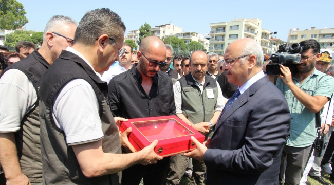 Menderes'teki orman yangınında şehit olan Gürpınar son yolculuğuna uğurlandı