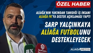 Yalçınkaya'dan Aliağa FK'ya tam destek