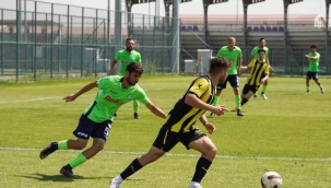 Aliağa FK, hazırlık maçında Bursa Yıldırım Spor'u Yendi