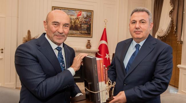 Başkan Soyer'den Vali Elban'a ziyaret