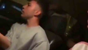 İzmir'de gençlerin yaşadığı kaza anı kamerada