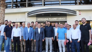 İZMİR MİLLETVEKİLİ EYYÜP KADİR İNAN BERTO 'YU ZİYARET ETTİ