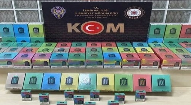 İzmir'de 9 ilçede 12 kaçakçılık operasyonu