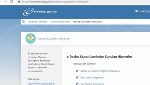 Manisa Kart için e-Devlet'e bir hizmet daha eklendi