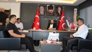 Petrol İş Sendikasından MHP Aliağa'ya ziyaret 