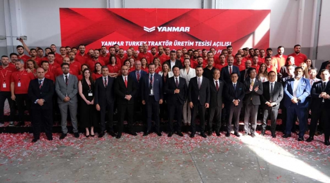 Yanmar, Türkiye'deki yeni traktör fabrikasını İzmir Torbalı'da açtı