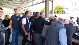 Aliağa'da Hayatını kaybeden Filistinliler için gıyabi cenaze namazı