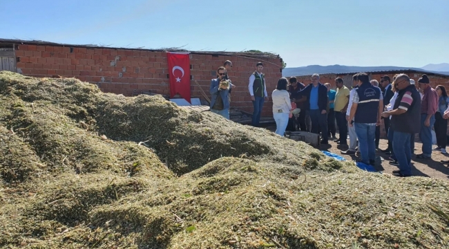 Aliağa'da Mısır ve soya silajı tanıtıldı