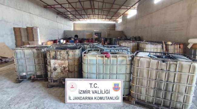 İzmir'de 27 buçuk ton kaçak akaryakıt ele geçirildi