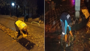 Manisa'da sağanak yağış boyunca MASKİ sahadaydı
