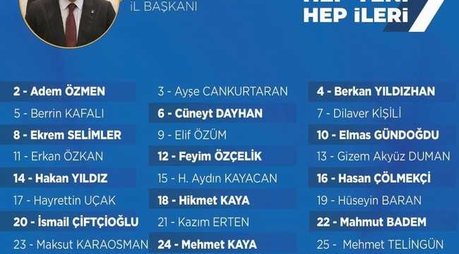 Tansu Kaya AK Parti İl Yönetiminde!