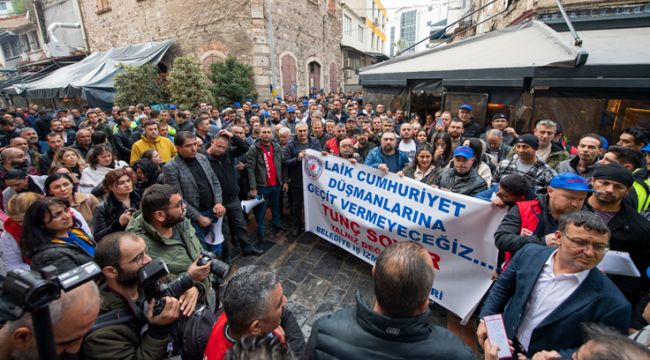 Belediye-İş Sendikası'ndan Başkan Soyer'e destek