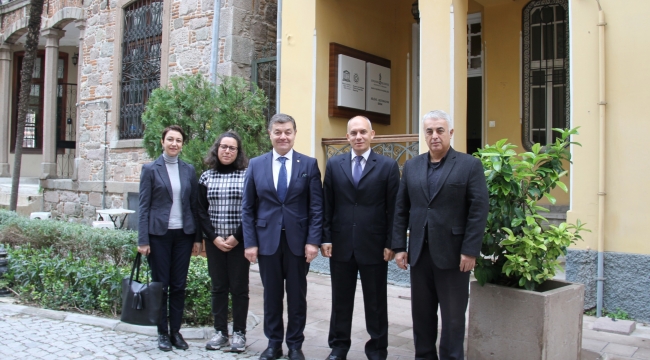 BERTO YÖNETİMİ'NDEN, UNESCO BERGAMA ALAN BAŞKANI ATABERK'E "HAYIRLI OLSUN" ZİYARETİ