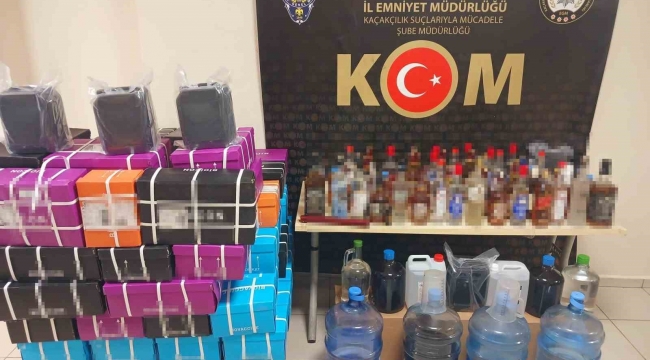 İzmir polisinden yılbaşı öncesi kaçak ve sahte alkol kaçakçılarına büyük baskın