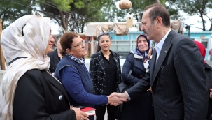 MHP'Lİ OSMANAĞAOĞLU ALİAĞA'DA MUHTARLARLA BİRARAYA GELDİ