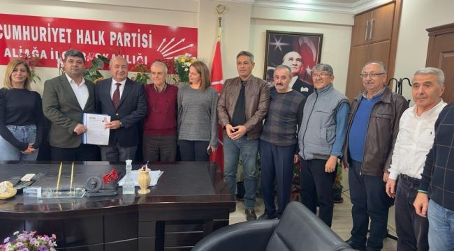 Yakup Öztürk, Aliağa'da CHP'den aday adayı