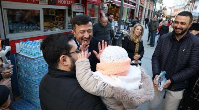 AK Partili Dağ'ın Kemeraltı ziyaretinde renkli anlar!