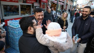 AK Partili Dağ'ın Kemeraltı ziyaretinde renkli anlar!