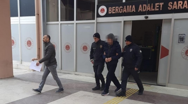 Bergama 'da uyuşturucu tacirinin evine polis baskını