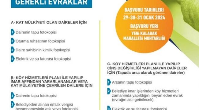 Kalabak Mahallesi Doğalgaza Kavuşuyor