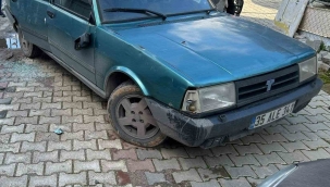 Menemen polisi çalınan aracı kısa sürede buldu