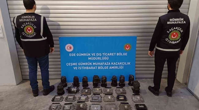 Oto yedek parça kaçakçılığı operasyonu