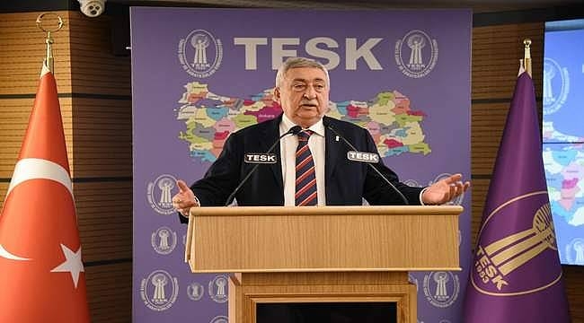 TESK Başkanı Palandöken: "Emekli maaş zamları arasında ayrım yapılmamalı"