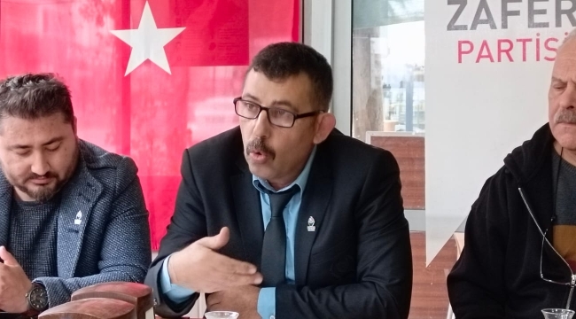 Zafer Partisi Aliağa İlçe Başkanlığı'ndan Basın Toplantısı